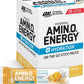 Optimum Nutrition Amino Energy Plus Hydration Packets, On-The-Go Caffiene Stick Packs, Surfside Citrus, 25 Count