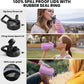 Insulated Water Bottle 64 oz, Triple Wall Vacuum Stainless Steel (Cold for 48 Hrs), Leak Proof & Non-BPA, Half Gallon Water Flask Jug with Paracord Handle & Straw Spout Lids, Lilac