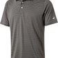 Mens Golf Shirt Moisture Wicking Dry Fit Performance Sport Short Sleeve Striped Golf Polo Shirts for Men