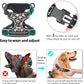 Timos Dog Harness, No-Pull Pet Harness with 2 Leash Clips, Adjustable Soft Padded Dog Vest, Reflective Outdoor Pet Oxford Vest with Easy Control Handle