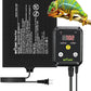 BN-LINK Durable Reptile Heating Pad 8" X 12" with Digital Thermostat Under Tank Heater Terrarium Warmer Combo Set for Turtles, Lizards, Frogs, and Other Reptiles