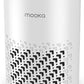 Air Purifiers for Bedroom Home, MOOKA HEPA Air Purifier for Home Pets with Fragrance Sponge for Smoke Dust Pollen Dander Odor, Small Air Cleaner with Sleep Mode Night Light Timer, KJ067L, White