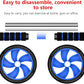 Abdominal Muscle Training Rollers, 5-In-1 Roller Kit with Knee Pads, Push-Up Bars, Handle Grips, Skipping Ropes, Home Gym Exercise Kits Suitable for Physical Training