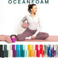 Oceanfoam Tidal Roller - Blush - Muscle Massage Foam Roller for Back Pain & Stretching - Firm and Ergonomic Wide Wave Textured - Yoga, Athletics, & Wellness - Full Size, 20" x 5"