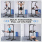ZENOVA Pull Up Bar Dip Station Multi-Function Strength Training Equipment for Men Women Muscle Building 330/500 LBS Weight Capacity