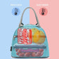 FlowFly Insulated Lunch Cooler Bag - Tote Bag Organizer for Women/Men, Sea Blue