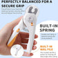 Pet Nail Clipper with Light for Cats & Small Dogs Puppies, Ultra Bright LED to Illuminate Nail Bloodline to Avoid Over Cutting, Extra-Sharp and Durable Cat Claw Trimmer with Nail File (White)