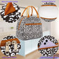 FlowFly Insulated Lunch Cooler Bag - Tote Bag Organizer for Women/Men, Cow
