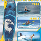 YASKA Inflatable Stand Up Paddle Board - 11ft Extra Wide Paddleboard with Premium SUP Board Accessories,Camera Mount,Non-Slip EVA Deck,5 Handles,Youth/Adult