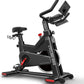Exercise Bike, Stationary Bike for Home Cardio with Comfortable Seat Cushion, Adjustable Seat Handle, iPad Holder & 350 lbs Weight Capacity