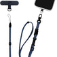 Cell Phone Strap Adjustable Wrist Strap Crossbody Cellphone Holder Extra Long Phone Lanyard Wrist Lanyard (Navy)