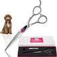 Kenchii Love Dog Grooming Scissors, 6.5 Inch Straight Balltip Shears, Dog Scissors for Grooming, Professional Pet Grooming Scissors, Safety Round Tip Shears