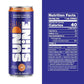 Sunshine Sparkling Energy Drink, Clementine Twist with Daily Essential Vitamins, 360mg of Electrolytes, 70mg of Natural Caffeine, 12 Fl Oz (Pack of 24)