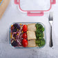 M MCIRCO [10-Pack Meal Prep Containers with Snap Locking Lids, Glass Airtight Lunch, Food Storage Containers, Microwave, Oven, Freezer and Dishwasher Friendly, Pink