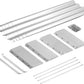 Land Guard 8×4×1ft Galvanized Metal Raised Garden Bed, Metal Planter Kit Box Outdoor for Deep-Rooted Vegetables, Flowers, Green and Herbs……