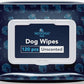 NOVEHA Dog Wipes - Odor Eliminating and Cleaning Grooming Wipes for Dog's Paws, Body, and Butt - Perfect for Puppy and Adult Dogs - Plant-Based, Safe, Convenient & Large Unscented Wipes (120 Counts)