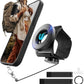 Running Phone Holder for iPhone,【Upgraded N52 Magnetic&Telescopic Anti Drop Rope】 360 ° rotatable,Armband,Wristband,Cell Phone Holder, for All Call Phone,iPhone/Sumsung/Android