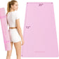 Extra Large Yoga Mat - 72"x35", 72"x48", 78"x57" - Wide TPE Exercise Mat for Home, Stretching, Couples & Family Workouts - 6-12mm Thick, Non-Slip & Waterproof - with Carry Bag and Straps