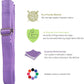 UBING Leg Stretcher, Door Flexibility Trainer, Over The Door Strech Strap for Flexibility, Splits Trainer for Dance Ballet Cheer Gymnastics Taekwondo Stretching