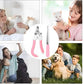 Zoocozy Cat Dog Pets Nail Clippers and Trimmers, Cat Grooming Supplies with Safety Guard, Avoid Overcutting, for Cat Dog Kitten Puppy Rabbit Guinea(Pink)