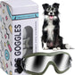NVTED Dog Sunglasses Goggles, UV Wind Dust Fog Protection Pet Glasses Eye Wear Protection with Adjustable Strap for Medium or Large Dog (Green)