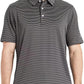 Mens Golf Shirt Moisture Wicking Dry Fit Performance Sport Short Sleeve Striped Golf Polo Shirts for Men