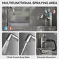 50'' Dog Washing Station - 304 Stainless Steel, LED Dog Bathing Station with Ramp, 2 Drawer, Floor Grate & Lick Pad for Large, Medium & Small Dogs