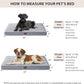 WNPETHOME Orthopedic Giant Dog Beds Large Sized Dog, Waterproof Extra Large Dogs Bed with Removable Washable Cover, Multi-Needle Quilting Dogs Crate Bed