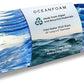 Oceanfoam Tidal Roller - Royal Marbled - Muscle Massage Foam Roller for Back Pain & Stretching - Firm and Ergonomic Wide Wave Textured - Yoga, Athletics, & Wellness - Full Size, 20" x 5"