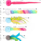 5 Pack Cat Toy Replaceable Feathers for Interactive Cat Toys with Remote Control, Cat Feather Toys Attachments for Indoor Cats Exercise and Play (Not Include Cat Toy, Only Accessories)
