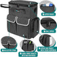 PetAmi Dog Travel Bag Pet Supplies Accessories Organizer for Traveling, Camping, Weekend; Cat Pet Travel Bag Kit Includes 2 Food Storage Containers, 2 Collapsible Bowls, 1 Feeding Mat (Dark Gray)