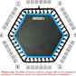 ONETWOFIT 48" Silent Mini Trampoline with Adjustable Handle Bar Fitness Trampoline Bungee Rebounder Jumping Cardio Trainer Workout for Adults