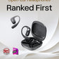SHOKZ New OpenFit 2 Open-Ear Headphones, True Wireless Bluetooth Earphones with Microphone, Earhook Earbuds with 48 Hours of Playtime, Fast Charging, IP55 Water-Resistant, with Carrying Bag, Black