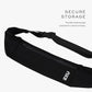 2XU Unisex Run Belt Black - Lightweight and Adjustable Fitness Waist Pack for Running, Jogging, and Outdoor Activities - Securely Holds Phone, Keys, and Essentials - One Size