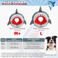 KOOLTAIL Dog Cone Collar Alternative After Surgery, Soft Inflatable Dog Neck Cone for Medium Large Dogs, Adjustable Pet Donut Recovery E Collar with Enhanced Anti-Licking Does Not Impede Vision L