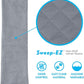 Paw Inspired Fleece Liners for Ferret Nation, Critter Nation Cage Ramp for Ferrets, Rats, Chinchillas, Hedgehogs & Other Small Animals (Gray, Ramp Cover - 3 Pack)
