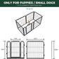 FXW Homeplus Unleashed Indoor Dog Playpen - Stress-Free and Safe Play, Heavy Duty 24 Inch 6 Wire Panels Dog Pen for Puppy and Small Dogs, Black│Patented