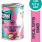 A Strong Heart Canned Wet Cat Food, Special Supper Dinner - 13.2 oz Cans (Pack of 12), Made in The USA with Real Turkey & Fish