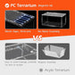 AZV Reptile Terrarium Tank,Versatile Enclosure for Leopard Crested Gecko,Lizard Cage,Spider Starter Kit,Hermit Crab Habitat,Tarantula Cribs,Perfect Aquarium for Snake,Frogs,Snails,Insects,Small Pets