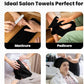 Avalon Salon Towel - Black Hand Towels Bulk Pack of 24-100% Cotton Absorbent Spa, Facial & Gym Towels for Working Out - 16x27 Inches (Not Bleach Proof)