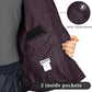 33,000ft Packable Rain Jacket Men's Lightweight Waterproof Rain Shell Jacket Raincoat with Hood for Golf Cycling Windbreaker