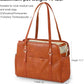 Dog Carrier Purse, Fashion Leather Pet Carrier with Pockets, Airline Approved Soft Sided Dog Carrying Bag for Puppy Cat Dog Brown