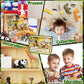 24Pcs Safari & Zoo Animals Figures, Realistic Plastic Animal Toys Set for Kids 1 2 3, Lion, Elephant, Perfect for Play, Education, Baby Shower Decor,Party Supplies Cake Topper