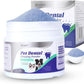Dog Teeth Cleaning Powder, Dog Dental Powder and Cats Breath Freshener, Bad Breath & Tartar Remover for Pets, Suitable for Large, Medium & Small Canine(Blue)