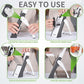 Safe Mandoline Vegetable Chopper With Container for Kitchen, Professional, More with 30+ Presets & Thickness Adjuster, Faster Food Slicer Gadgets for Onion,Potato - Gray