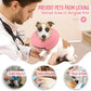 Supet Inflatable Dog Cone Collar for Small Dogs Puppies Cats, Soft Dog Cone Alternative After Surgery for Puppies Cats to Stop Licking
