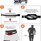 SPIbelt Running Belt for Women Men, Phone Holder for Running, Running Fanny Pack, Holder for Phone, Running Waist Pack, Adjustable Waist, [Fits All Phones]. Black with Black Zipper