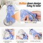 Cat Recovery Suit After Surgery, Recovery Wear for Abdominal Wounds, Onesie Cone E-Collar Alternative - Blue M