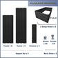 6x4x2FT Metal Raised Garden Bed Kit, Galvanized Outdoor Garden Bed Planter Box for Vegetables, Flowers, Herbs, Succulents and More, Black