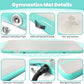 DOBESTS Inflatable Air Gymnastics Mat Tumbling Mat Tumble Track Gymnastics Training for Kids Home 6.6 feet 10 feet 13feet 16feet 20feet 4/8inch Thick for Cheerleading Dance Yoga Cheer Water With Pump
